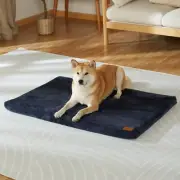 Memory Foam Dog Crate Pad - Large Dog Bed Mat for Crates with Removable Washa...