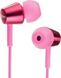 在飛比找Yahoo!奇摩拍賣優惠-平廣 送袋 SONY MDR-EX155 耳道式 耳機 粉紅