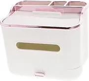 CANIGHT Box Elegant Desktop Tissue Organizer Multi Use Tissue Box for Napkins Glasses Remote Control Storage Material for Tidy Home Environment