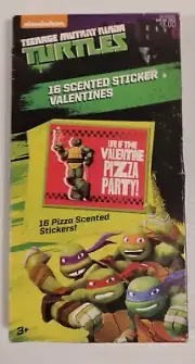 Teenage Mutant Ninja Turtles Box of 16 Scented Stickers Valentines New Sealed