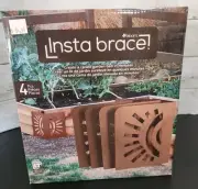 GARDEN BLOOM INSTABRACE RAISED GARDEN BED CORNERS SET OF 4 SUN / FLOWER Braces