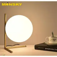 在飛比找蝦皮購物優惠-Monsky GLOBE 檯燈高端豪華設計帶 LED 燈泡