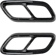 End Pipes, For Benz C Class W206 C200 C260 C300 2022+ AMG Rear Throat Exhaust Pipe Muffler Tips Cover Trim Car Exhaust Tip Pipe