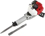 Baumr-AG JP260 2 Stroke 52cc Petrol Jackhammer, with 2 Chisels, Carry Bag