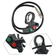 Black 22MM Motorcycle Handlebar Switch ON OFF Button for Scooter Ebike