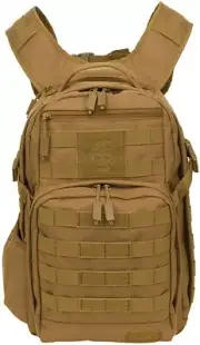 Day Pack Molle Bag SOG Tactical Ninja Day Backpack Desert Tan Brown Heavy Duty
