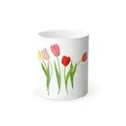 Color Morphing Mug, 11oz Tulips