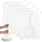 "6Packs Strainers Ultra Fine Mesh Filter Zipper Bags Reusable Food Grade Nylon "