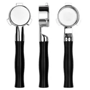 54mm Flat Naked Bottomless Portafilter with Built-in High Extraction Basket F...