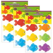 Teacher Created Resources Colorful Fish Accents 30 Per Pack 3 Packs (TCR3549-3)