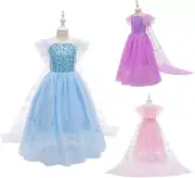 2019 New Release Girls Frozen 2 Elsa Costume Party Birthday Dress size 2-10Yrs