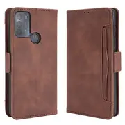 Wallet Design Multiple Card Slots Stand Leather Phone Case for Motorola Moto G50