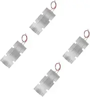 Zerodeko 4pcs Electric Hot Plate for Food Buffet Warmer Heating Plate for Catering Events
