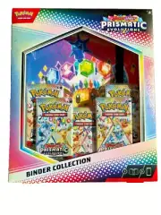 Prismatic Evolutions Binder Collection NEW FACTORY SEALED Pokemon TCG