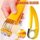 Salad Cereal Easy Cut Gherkin Cucumber Split Cutter Banana Slicer Kitchen Fruits