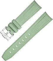 [KAVJU] Rubber Watchband For Omega X Swatch Joint MoonSwatch Constellation Men Women Waterproof Sports 20mm Curved End Watch Strap Band