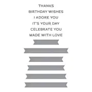 Spellbinders Press Plate & Die Set - It's Your Day, BP-028