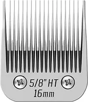 10# 1.5mm Detachable Pet Dog Clipper Blades, Compatible with Most Andis, Oster A5, Wahl KM Series Pet Clipper with Heat Proof Animal Stainless Steel Attachment Guide Comb(Size 1/8" 1/4" 3/8")