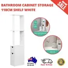 Artiss Bathroom Cabinet Side Toilet Storage Organiser Laundry Shelf Slim Corner
