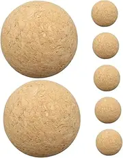CHICAMPERA 7pcs Mini Foosball Balls Soft Cork Stoppers Table Soccer Game Accessories for Adults Replacement Balls for Home Office and Soccer Table Essentials