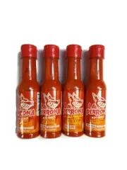 La Perrona Hot Sauce Chiltepín Set 4, Salsa Artesanal La Perrona Set 4
