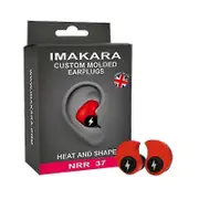 New product,Noise-isolating Earplugs Custom Molded Earplugs For Shooting Travel Swimming Sleeping, Red