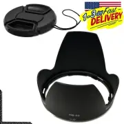 (HB-50+ Lens Cap) Lens Hood HB-50 for Nikon AF-S 28-300mm f/3.5-5.6G ED VR