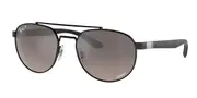 Ray-Ban RB3736CH Chromance Polarized 002/5J Men's Sunglasses Black Size 56
