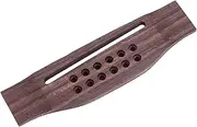 Guitar Bridge, 12-String Rosewood Acoustic Guitar Bridge Saddle