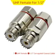 SO239 UHF Female Connector For 1/2 inch Corrugated Coaxial Cable ANDREW LDF4-50A