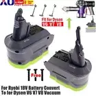 Battery Adapter Converter for Ryobi 18V Battery to Replace for Dyson V6 V7 V8 10