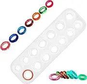 Silicone Ring Moulds DIY Ring, Silicone Mould Rings Epoxy Resin, Make Yourself, Epoxy Resin Moulds Silicone, Silicone Moulds Epoxy Resin, for DIY Finger Rings, Earrings, Pendants and Jewellery Crafts
