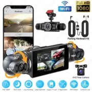 4 Channel Wifi Dash Cam 1080P HD Driving Recorder Car Front+Rear Camera Sensor
