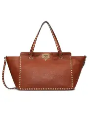 Valentino Garavani Medium Rockstud Bag Grainy Calfskin Bag