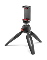 Manfrotto PIXI Smart Mini Tripod with Clamp Black for Smart Phone
