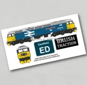 British Rail Class 47 Fridge Magnet 47578 BR Blue Diesel ScotRail Eastfield