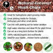 Natural coconut fiber Husk Chips Orchids Anthurium Growing Media Coco Coir ter