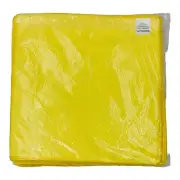 Microfiber Cleaning Cloths 24 Count 16" x 16" Yellow Microfiber Auto Towel