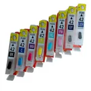 8PK Refillable Ink Cartridges CLI-42 CLI42 for Canon Pixma Pro100 Pro-100 + 8ink