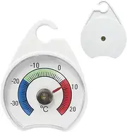 Refrigerator Temperature Sensor, Hangable Temperature Measuring Monitor for Fridge Food, Small Size Kitchen Instrument for Freezer Refrigerator Cooler