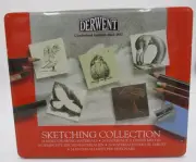New Derwent Sketching Collection Kit Deluxe with 24 mixed media Materials