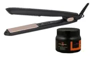 Cabello Silk Smooth Styler (Black) + Intensive Mask 'Keep Me Hot' - Combo