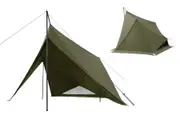 TOKYO CRAFTS Diamond TC Solo Tent - Khaki | The Most Evolved Solo Camping Tent, Tent