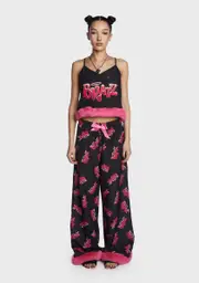 [NGOrder] Bratz Fur Trim Cami And Trouser Set