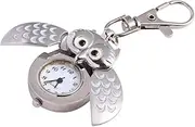 [LIFKOME] 1pc Owl Pocket Watch Owl Shape Key Chain Decorative Pocket Watch Cartoon Pocket Watch Owl Key Chain