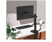 Single Monitor Arm VESA Mount Fully Adjustable 2 Tier 75Mm & 100Mm Universal