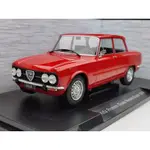 ALFA ROMEO NUOVA GIULIA 1600 SUPER 1/18 MODEL CAR GROUP MCG