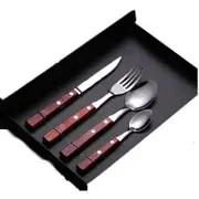 Red Tableware Set Cutlery Fork Spoon Knife 304 Stainless Steel Dinner Dinnerware Cutlery Sets