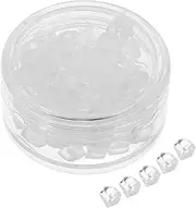 KAILIKETIY Silicone Earring Backs 50 Pack Locking Backs for Studs Safe and Comfortable Earring Stops