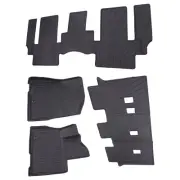 Black Floor Mat Kit for Kia Carnival MPV 8 Passenger Model 2022-2024 PTE Black (for: Land Rover)